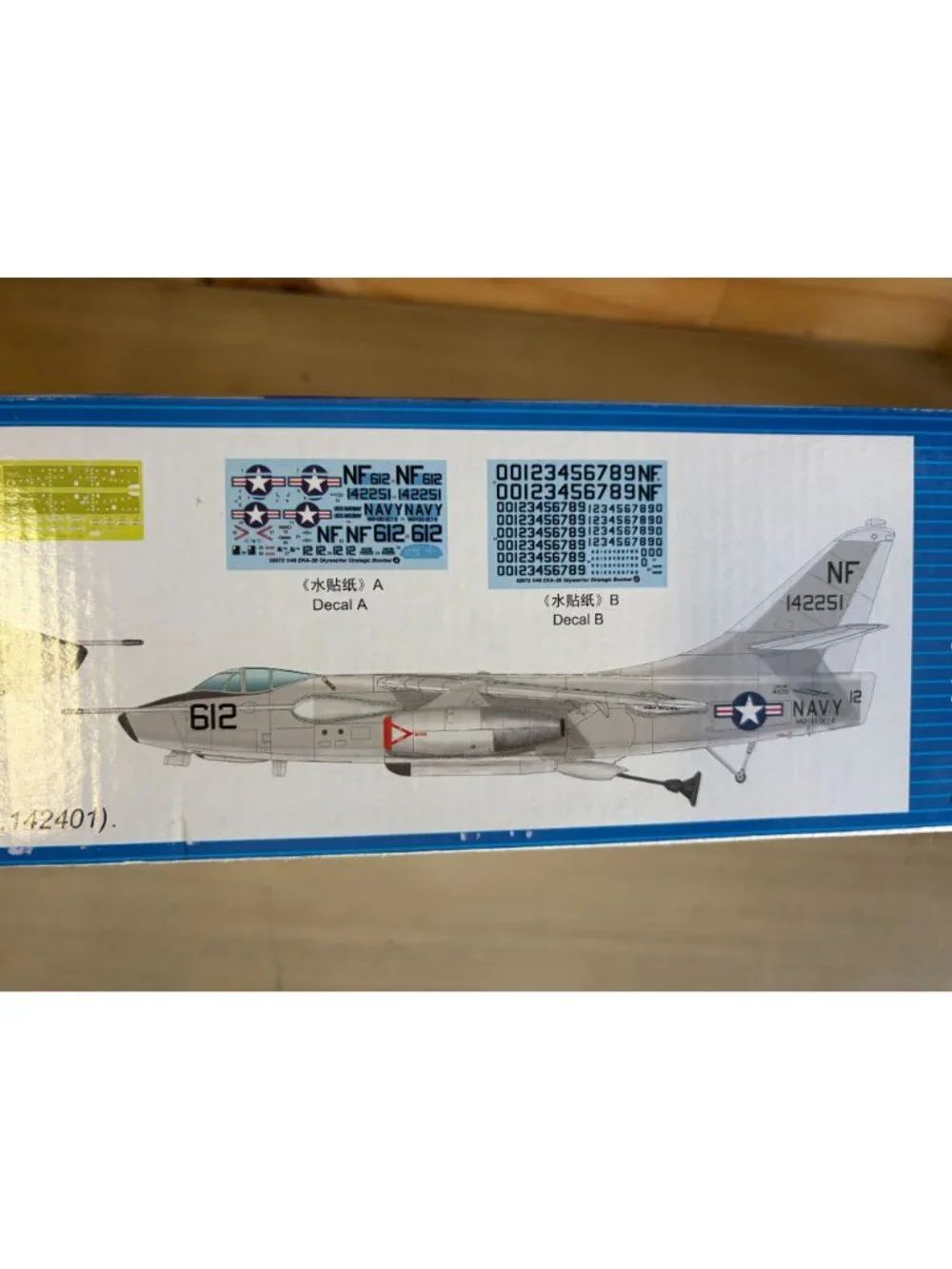 Trumpeter 02872 1/48 EKA-3B Skywarrior US Navy Bomber Plastic Aircraft Model Kit